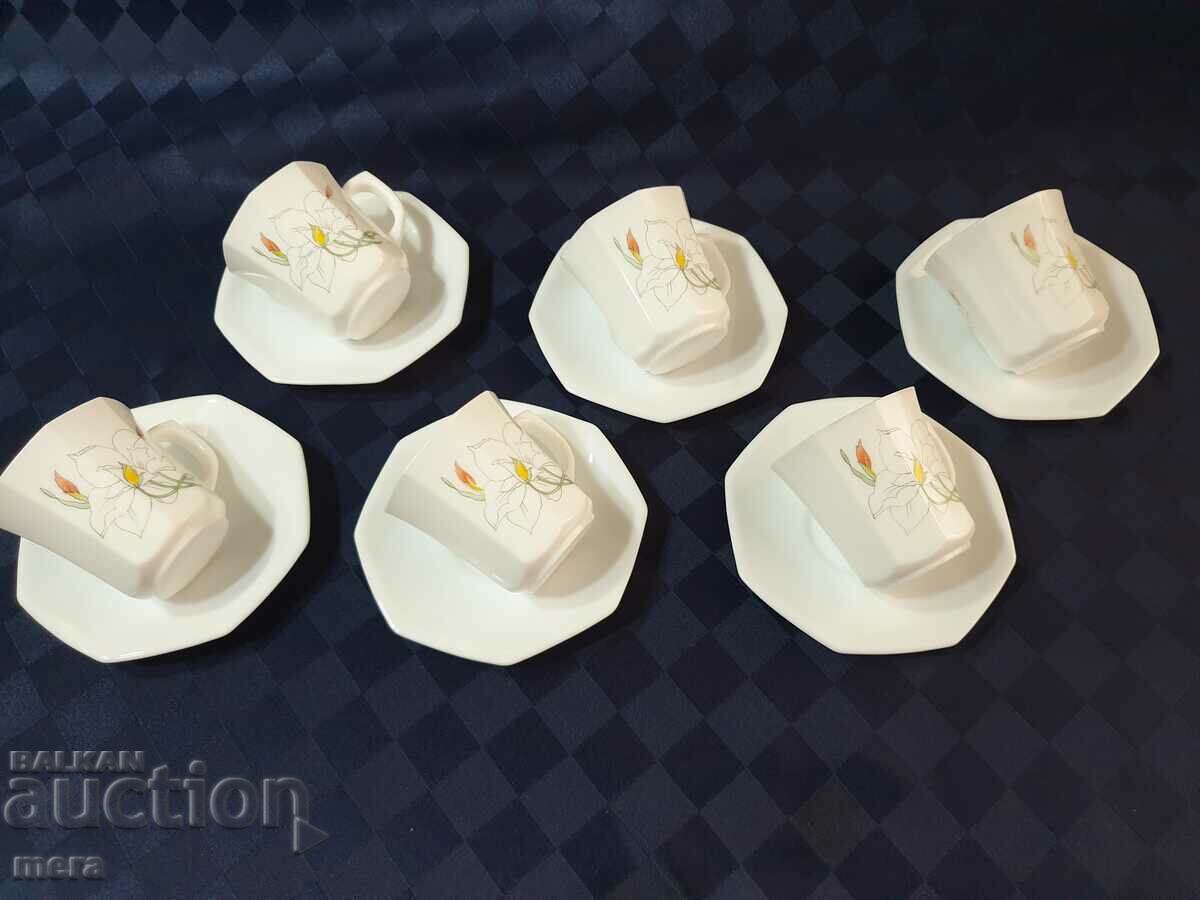 Tea set - French arcopal - 5 Tea set - French arcopal - 5