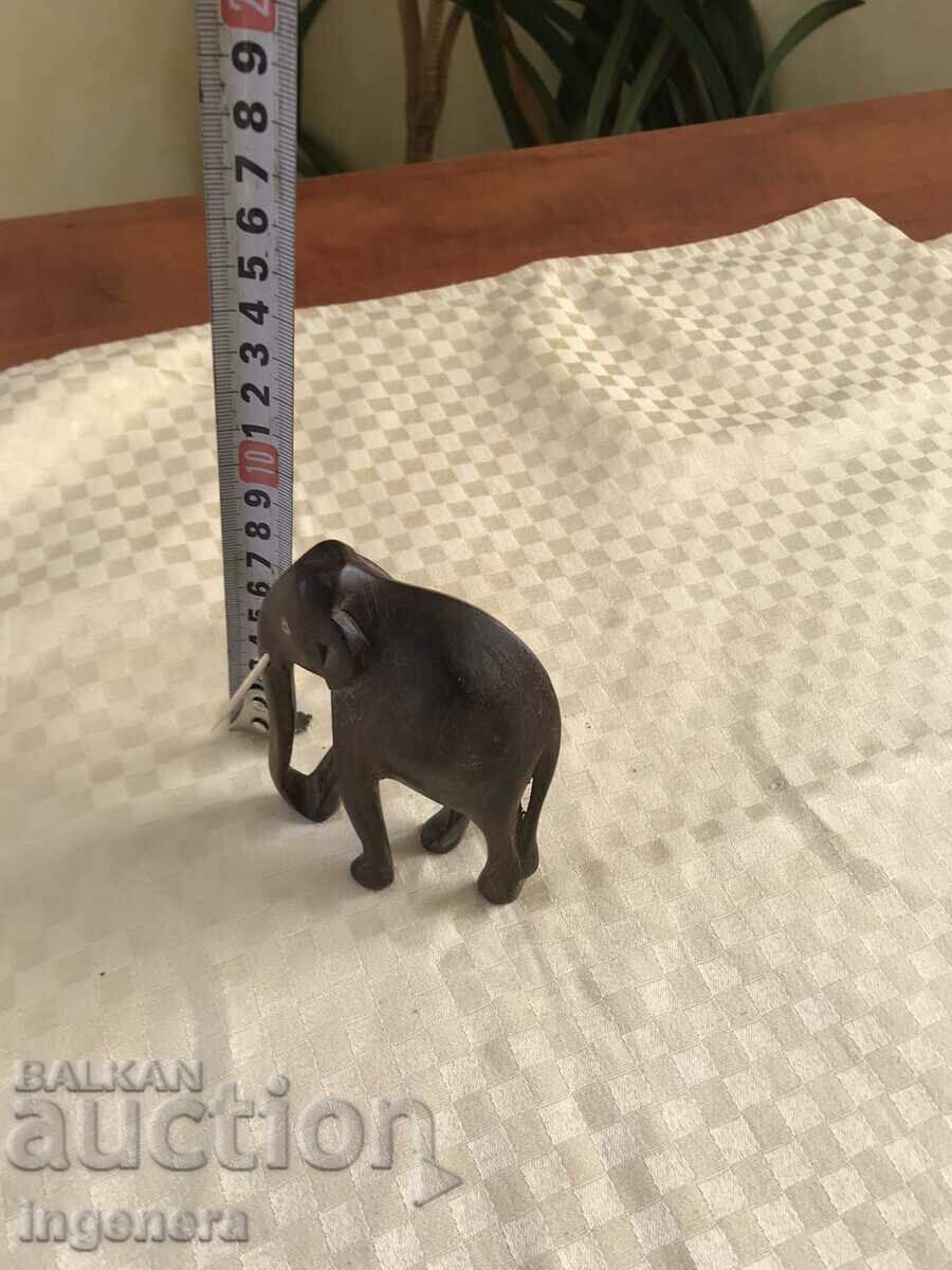 FIGURE WOOD PLASTIC CARVING STATUETTE SCULPTURE-ELEPHANT with price 37.00 BGN | € 18.92