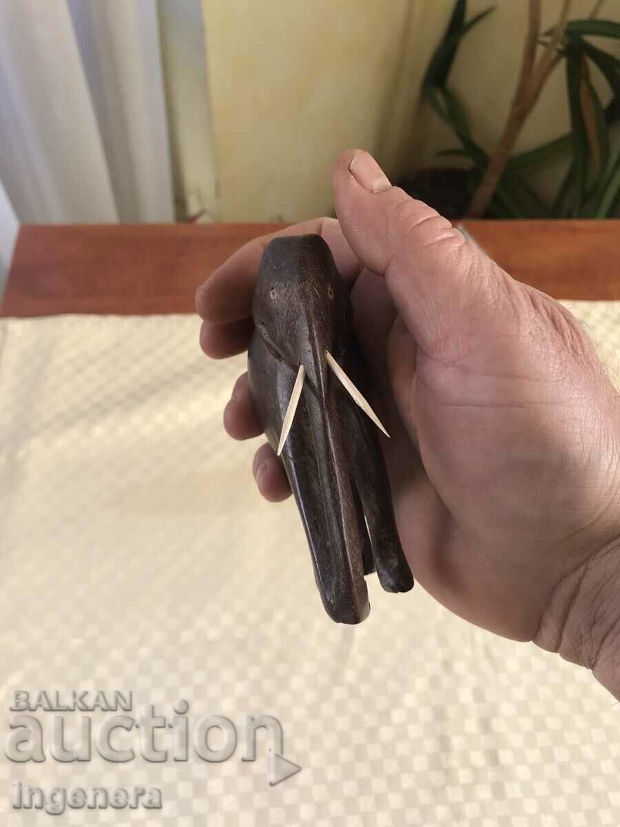 Delivery of FIGURE WOOD PLASTIC CARVING STATUETTE SCULPTURE-ELEPHANT