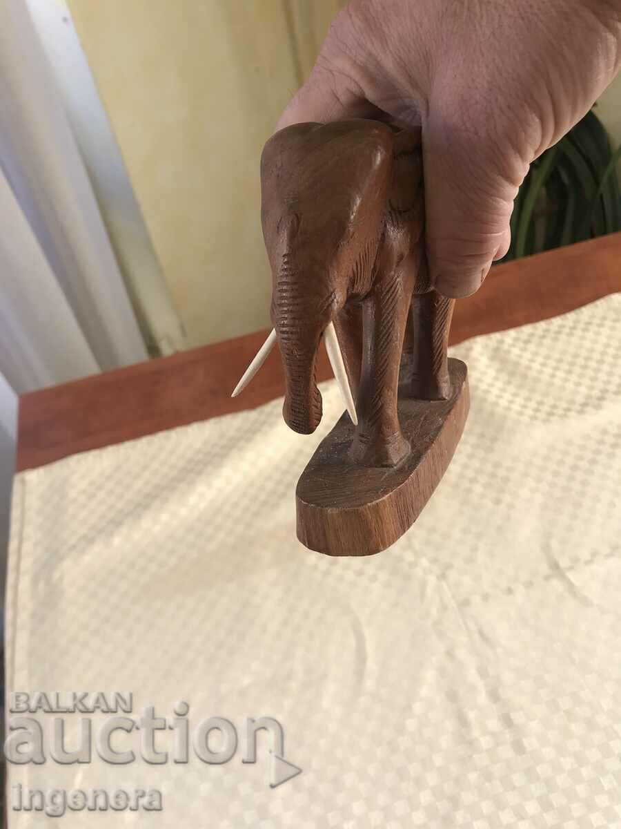 Auction FIGURE WOOD PLASTIC CARVING STATUETTE SCULPTURE-ELEPHANT Auction FIGURE WOOD PLASTIC CARVING STATUETTE SCULPTURE-ELEPHANT