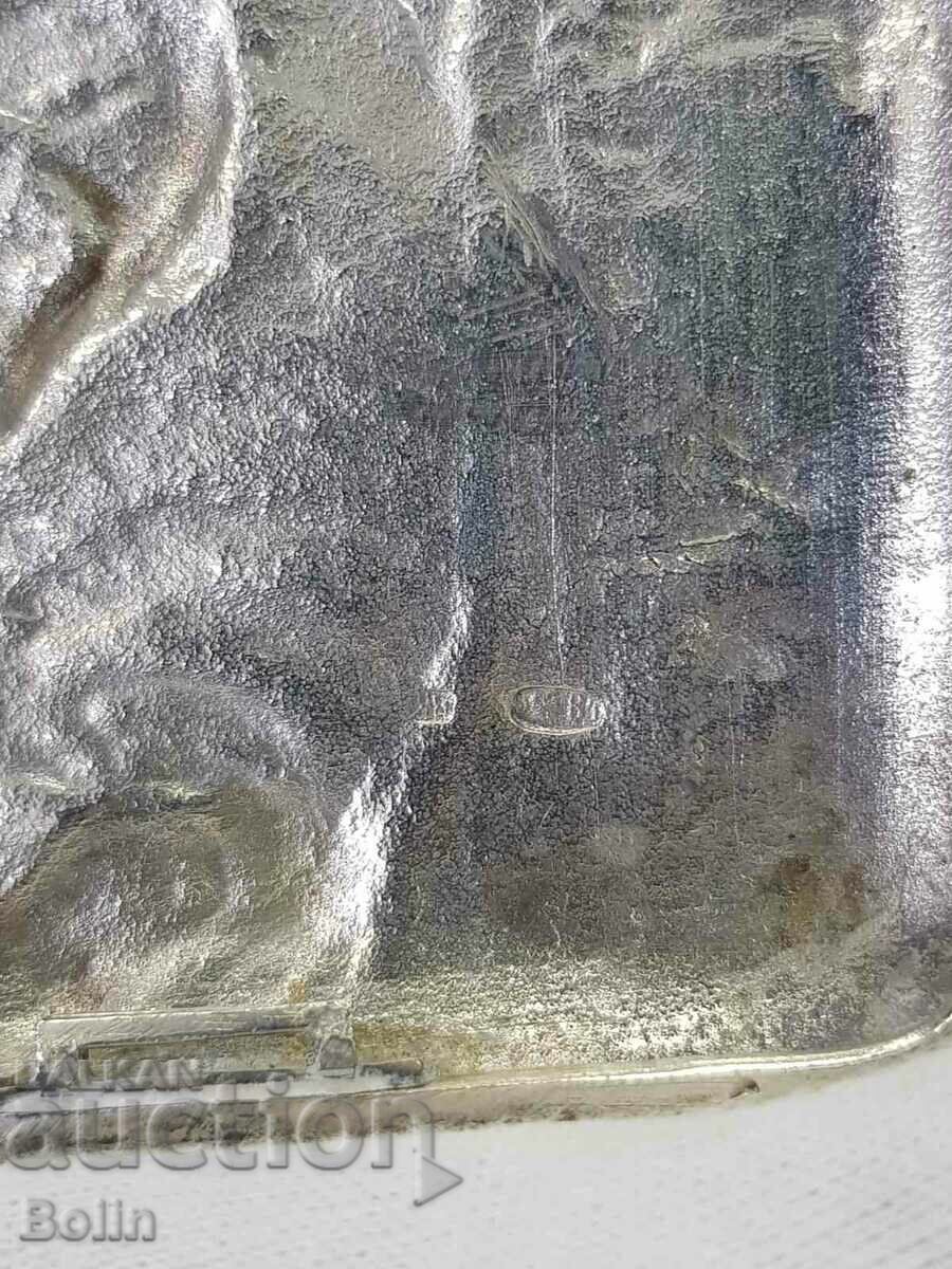 Russian tsar's snuffbox 84 sample with bogatyr and dogs - 6 Russian tsar's snuffbox 84 sample with bogatyr and dogs - 6