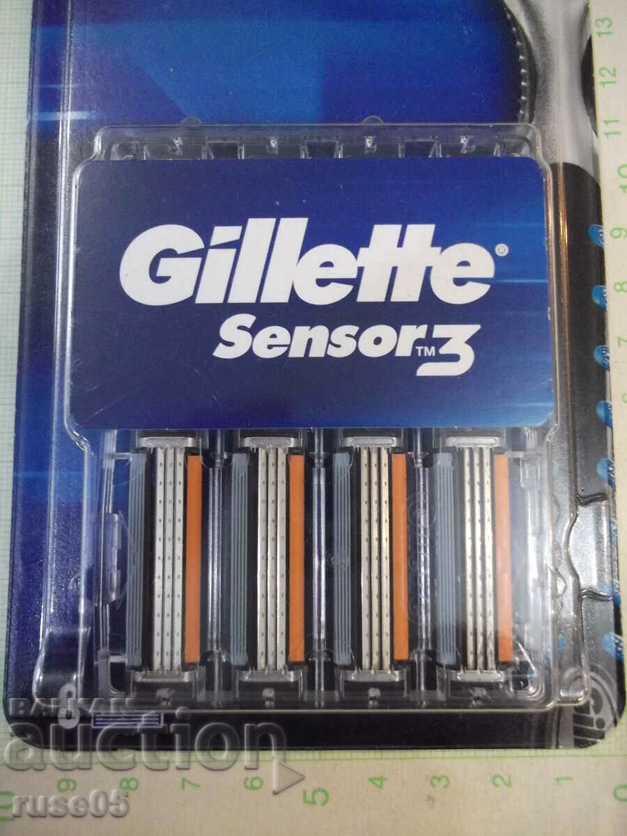 Razor blades "Gillette Sensor 3" with price 15.00 BGN | € 7.67 Razor blades "Gillette Sensor 3" with price 15.00 BGN | € 7.67