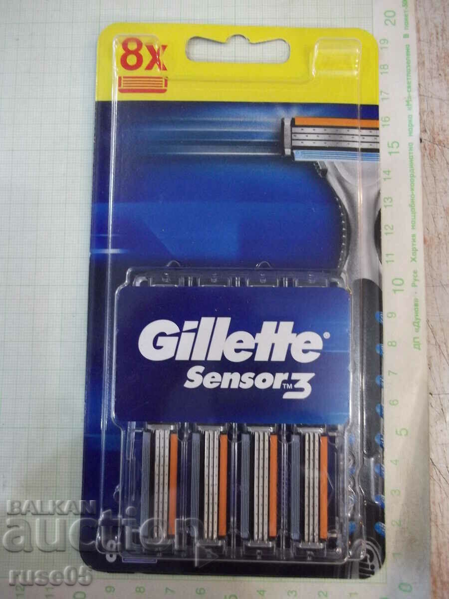 Razor blades "Gillette Sensor 3"