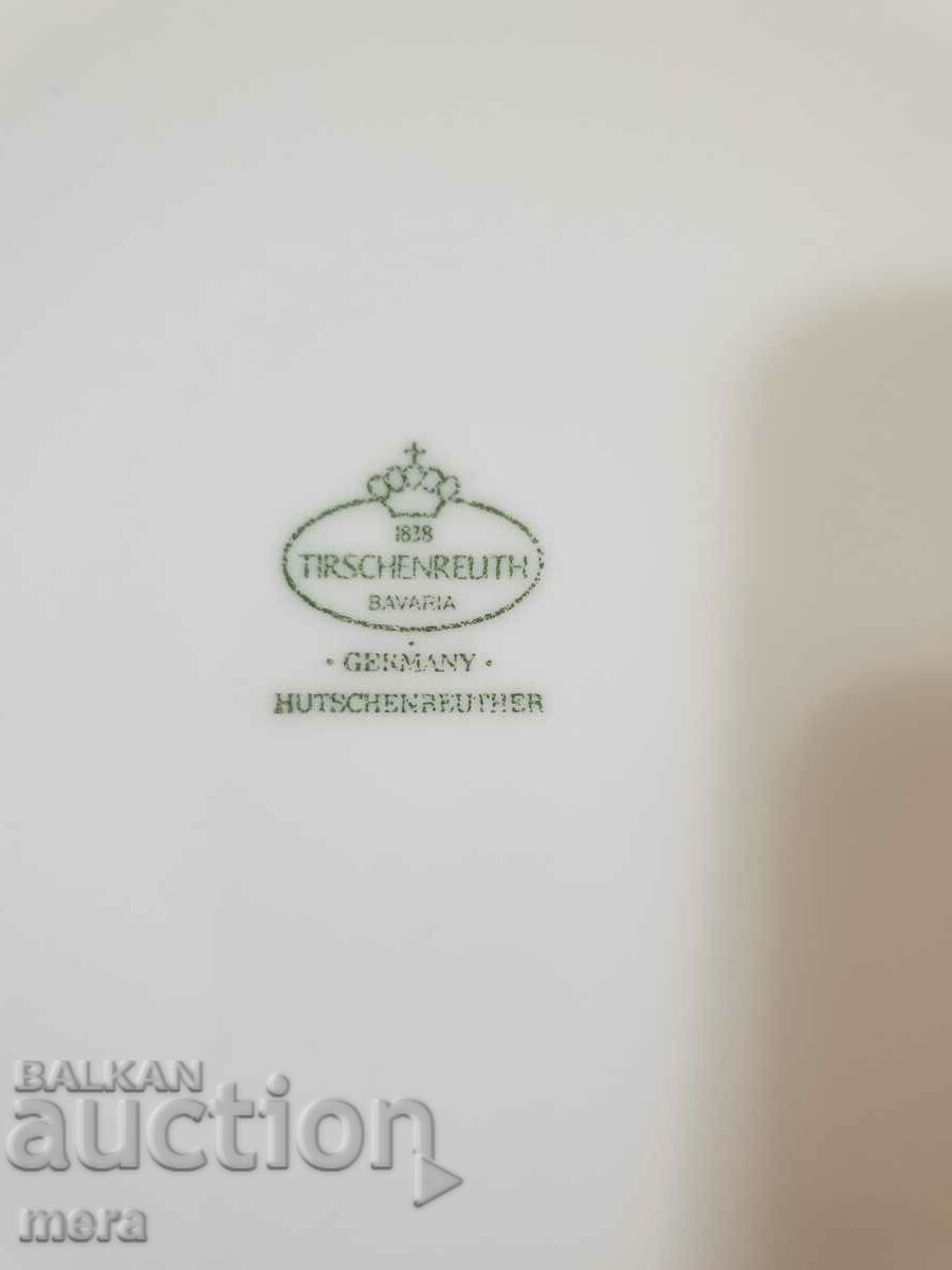 Porcelain baroque Christmas plate - Bavaria. - 5 Porcelain baroque Christmas plate - Bavaria. - 5