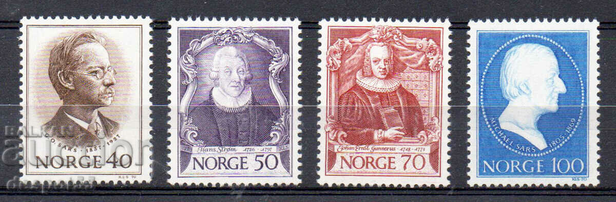 1970. Norway. Norwegian zoologists.