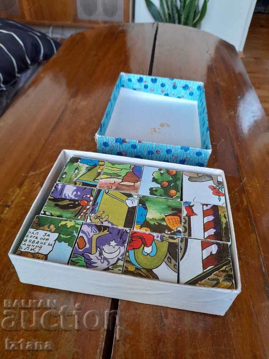 An old children's game with cubes with price 30.00 BGN | € 15.34 An old children's game with cubes with price 30.00 BGN | € 15.34