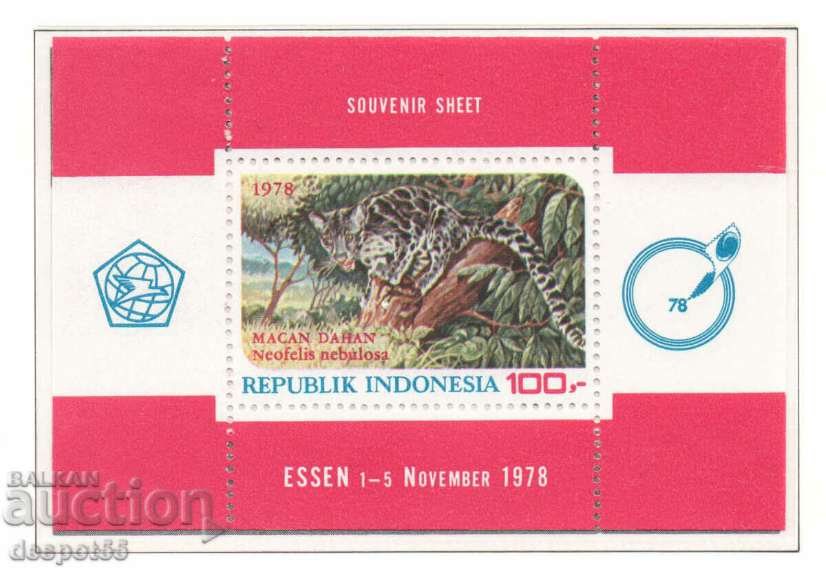 1978. Indonezia. Natura salbatica. Bloc.