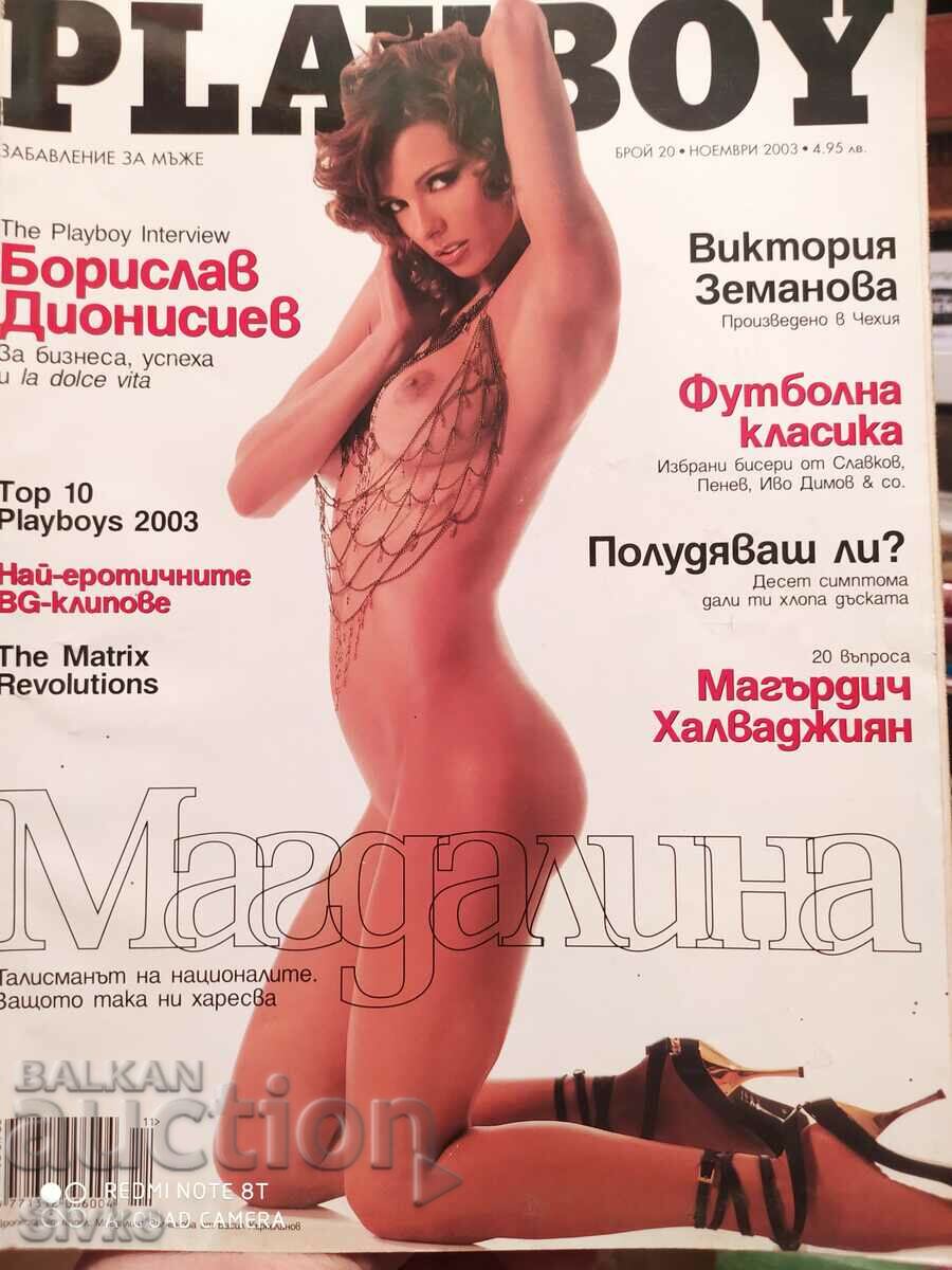 Περιοδικό Playboy, αφίσα PLAYBOY Νοεμβρίου 2003