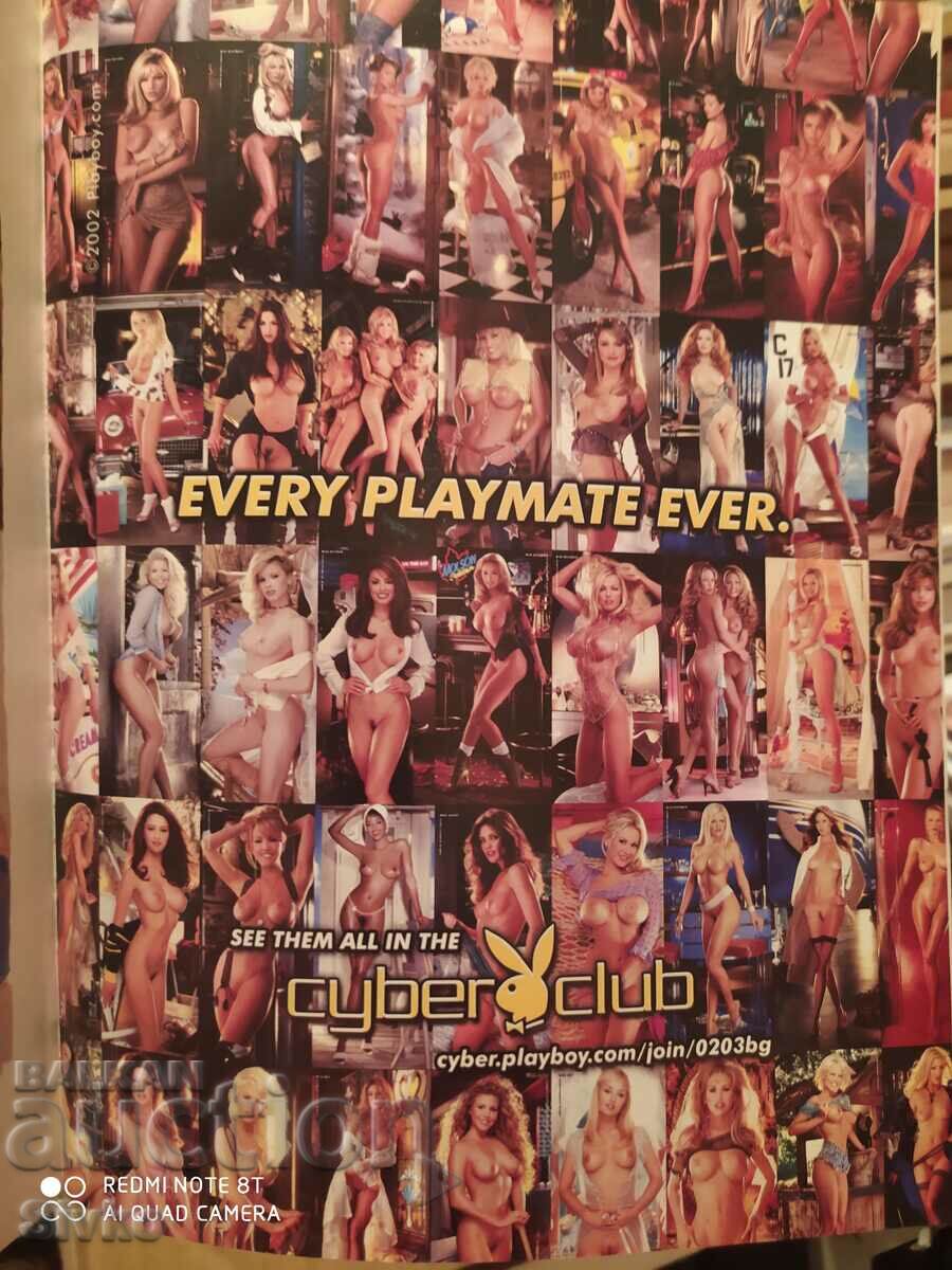 Playboy magazine, PLAYBOY, February 2004 poster with price 4.99 BGN | € 2.55 Playboy magazine, PLAYBOY, February 2004 poster with price 4.99 BGN | € 2.55