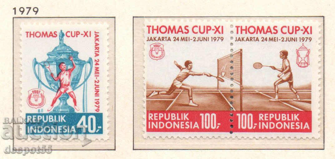 1979. Indonesia. Thomas Cup Badminton Championship.