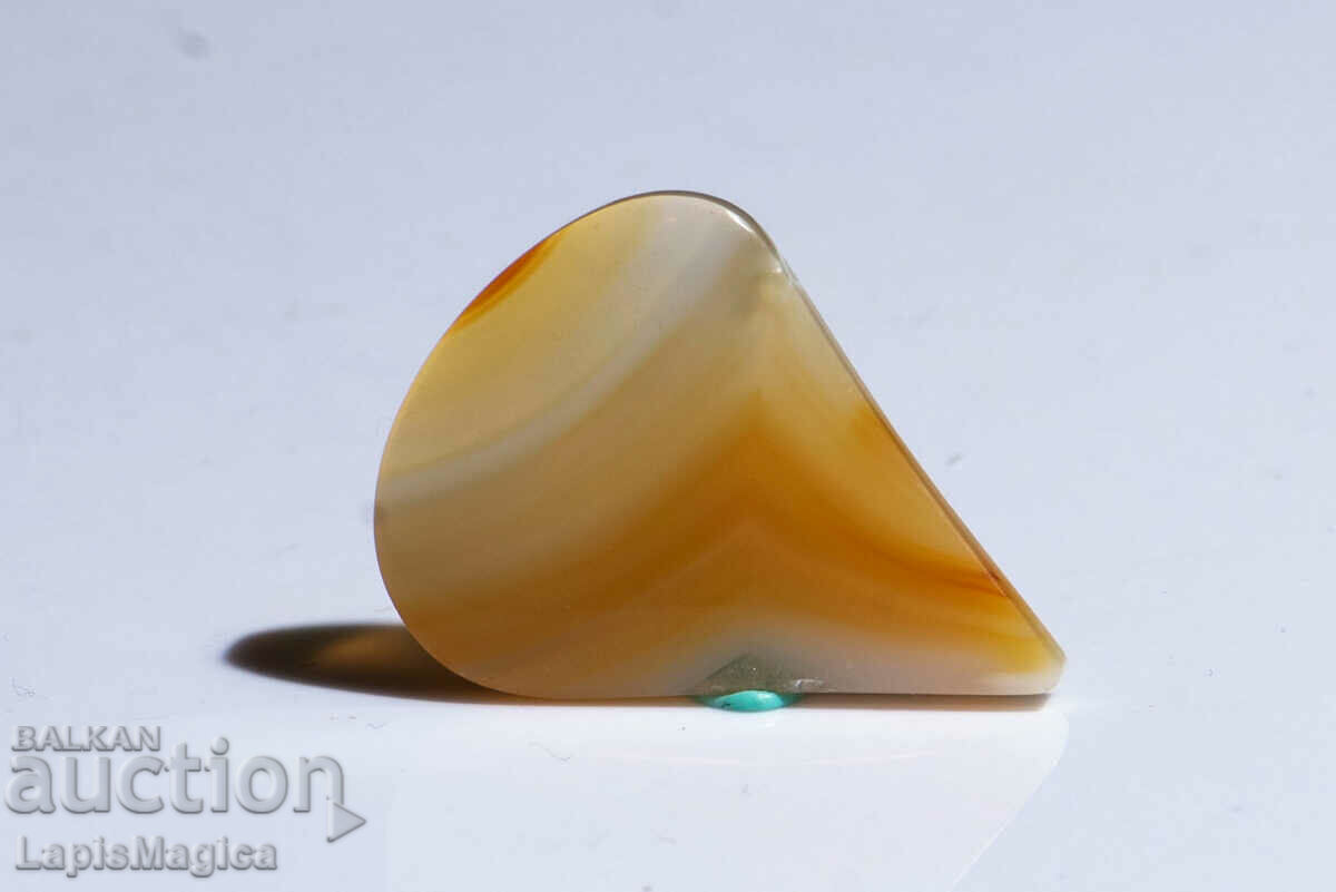 Iris Agate 15.4ct Drop Cabochon with price 50.00 BGN | € 25.56 Iris Agate 15.4ct Drop Cabochon with price 50.00 BGN | € 25.56