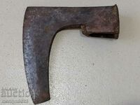 Old ax hatchet ax tool wrought iron