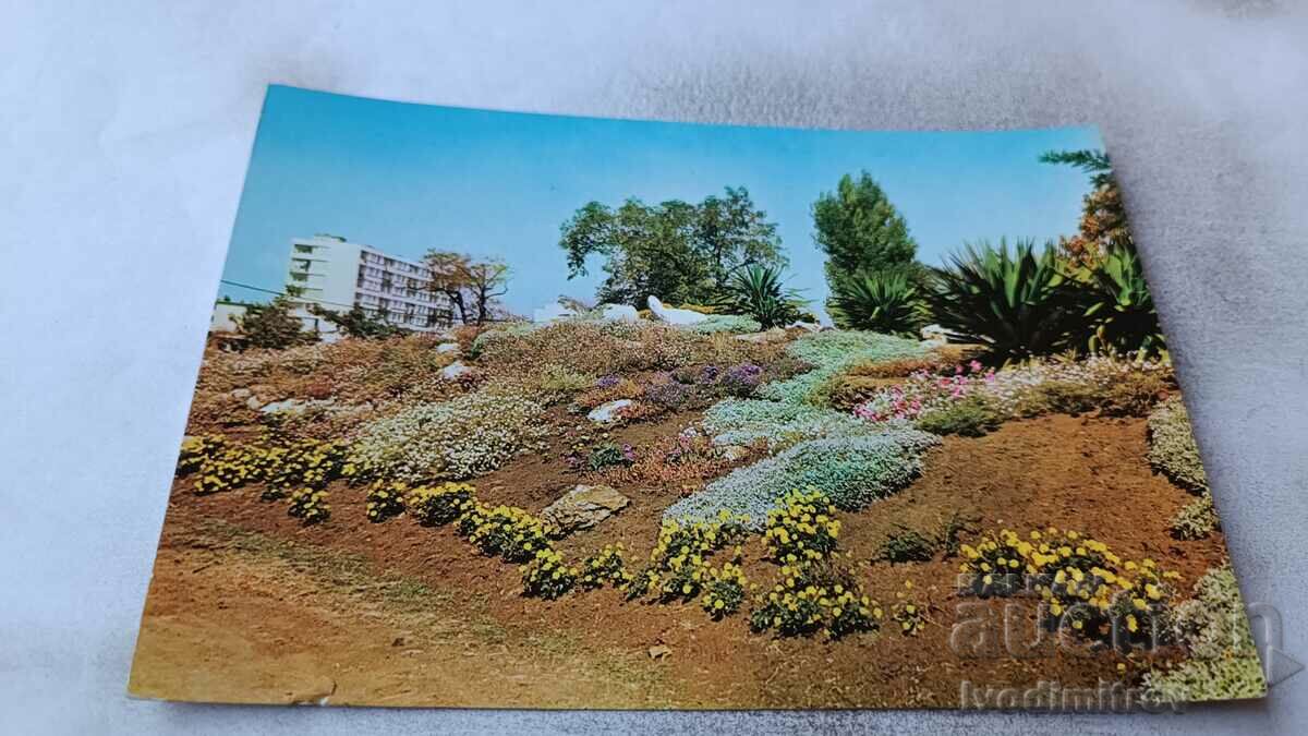 Postcard Burgas Alpineum in the park