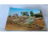 Пощенска картичка Бургас Алпинеума в парка