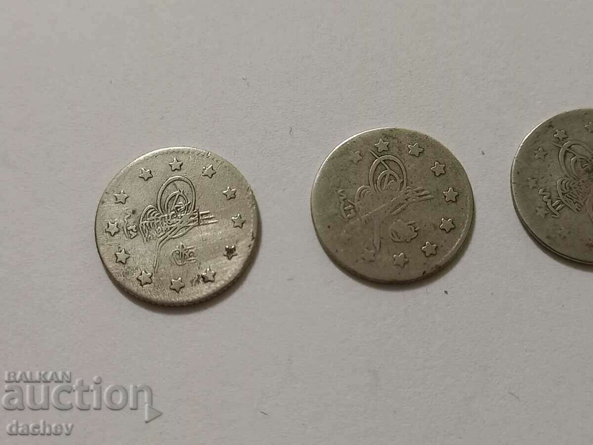 Lot 4 buc. HELLO Monede turcești de argint Monede de argint din Turcia - 5