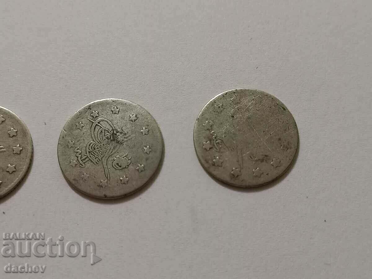 Lot 4 pcs. HELLO Silver Turkish Coins Turkey silver coins - 6 Lot 4 pcs. HELLO Silver Turkish Coins Turkey silver coins - 6
