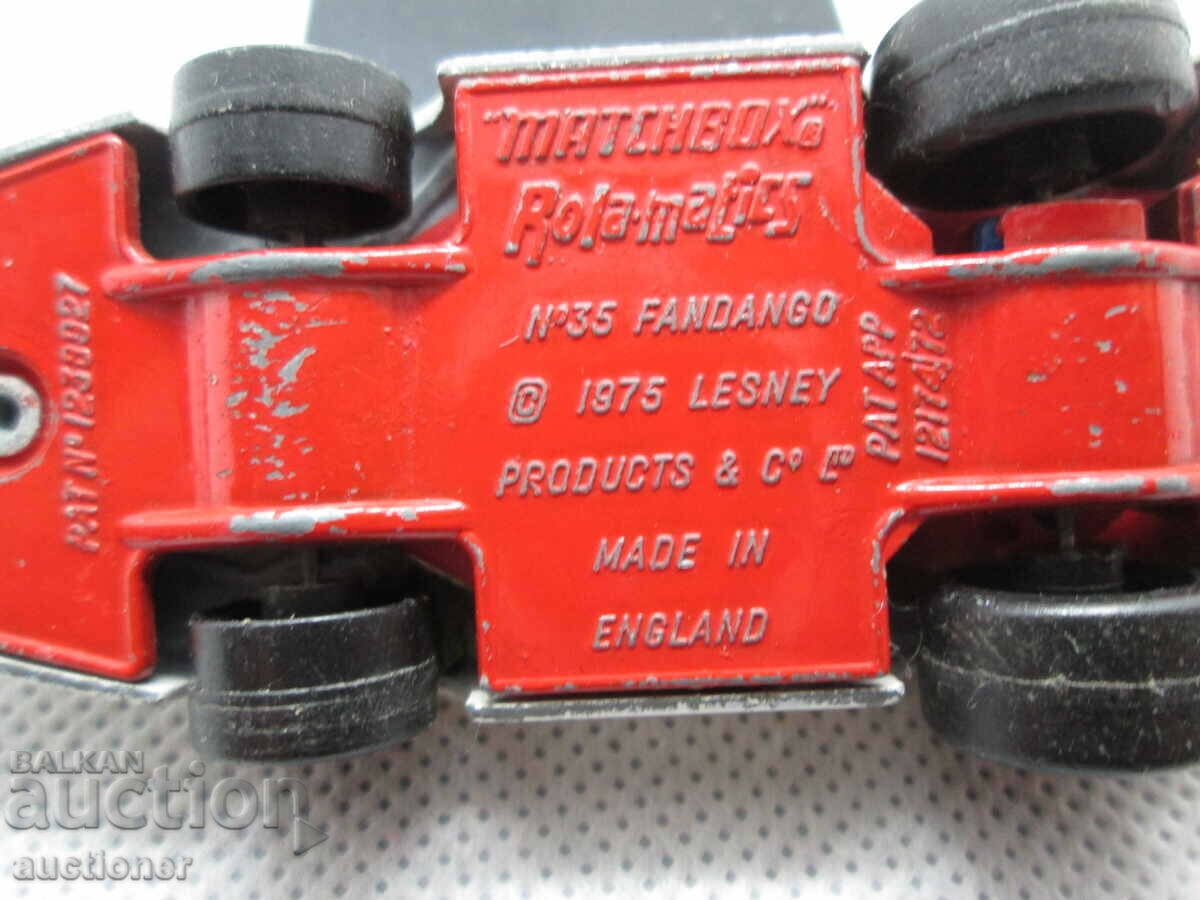 FANDANGO ROLA MATICS RARE-MATCHBOX ENGLAND - 5 FANDANGO ROLA MATICS RARE-MATCHBOX ENGLAND - 5