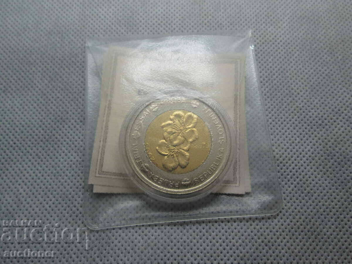 MEDAL, PLAQUE 2 EURO SAMPLE SLOVENIA - 5 MEDAL, PLAQUE 2 EURO SAMPLE SLOVENIA - 5