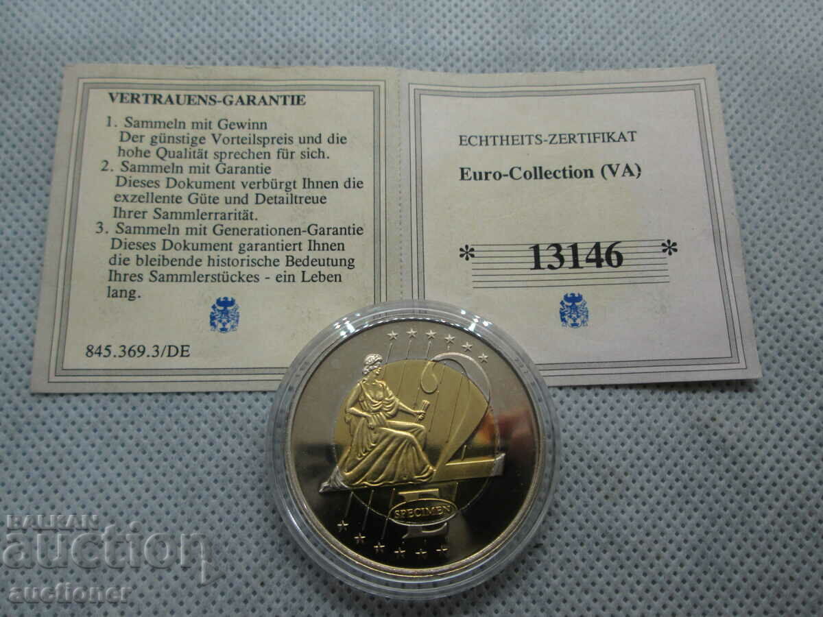 Delivery of MEDAL, PLAQUE 2 EURO SAMPLE VATICAN-2006 Delivery of MEDAL, PLAQUE 2 EURO SAMPLE VATICAN-2006