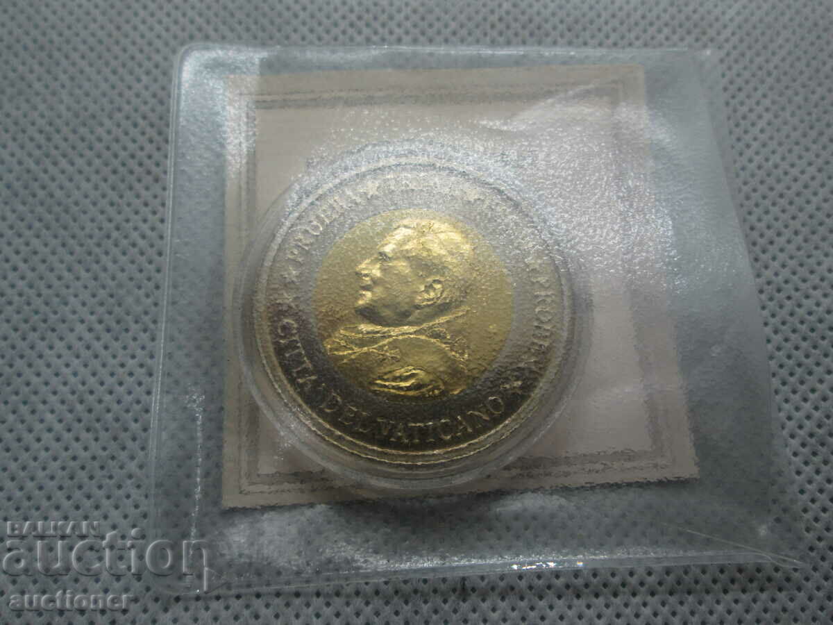 MEDAL, PLAQUE 2 EURO SAMPLE VATICAN-2006 - 6 MEDAL, PLAQUE 2 EURO SAMPLE VATICAN-2006 - 6