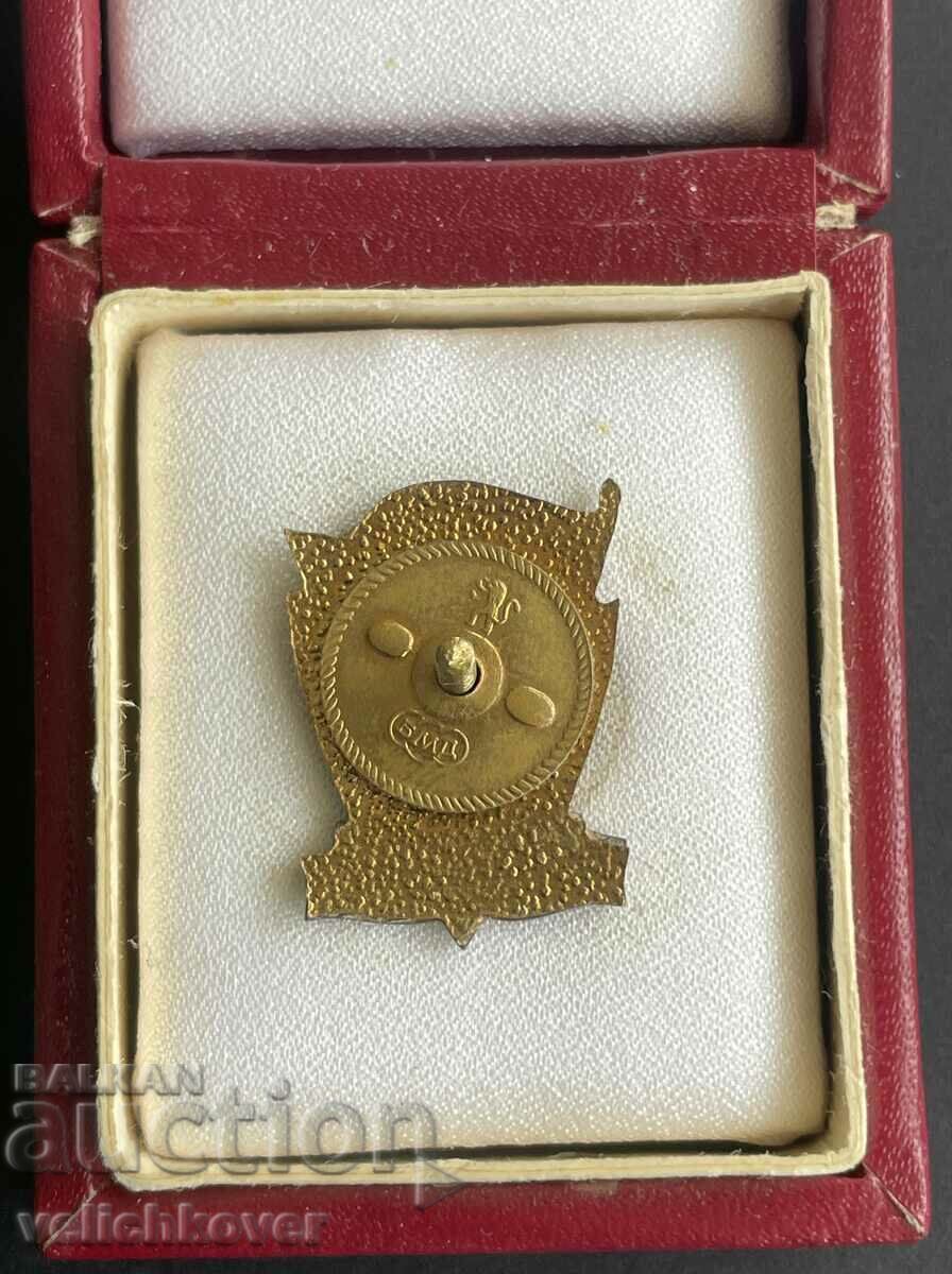 35961 Bulgaria Insigna de onoare MIA email pe cutie cu șuruburi anii 1960 cu preț 150.00 BGN | € 76.69