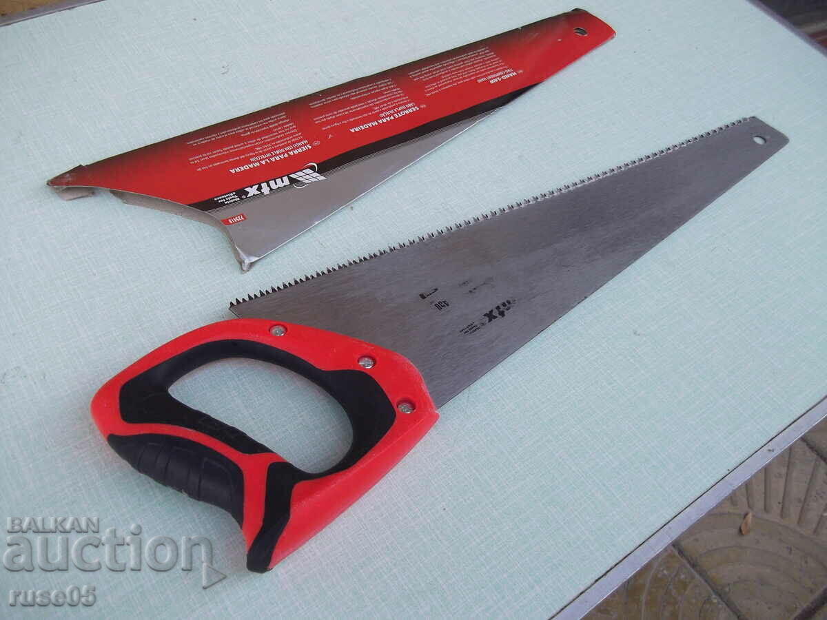 Saw for wood "MTX, 450 mm, 7-8 TPI, hardened 3D-teeth" - 6 Saw for wood "MTX, 450 mm, 7-8 TPI, hardened 3D-teeth" - 6