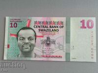 Banknote - Swaziland - 10 Enamel UNC | 2015