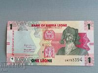 Bancnota - Sierra Leone - 1 leone UNC | 2022
