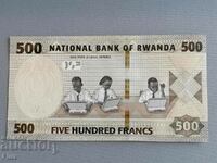 Τραπεζογραμμάτιο - Ρουάντα - 500 φράγκα UNC | 2019