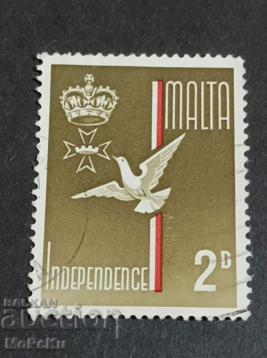 Пощенска марка   Малта