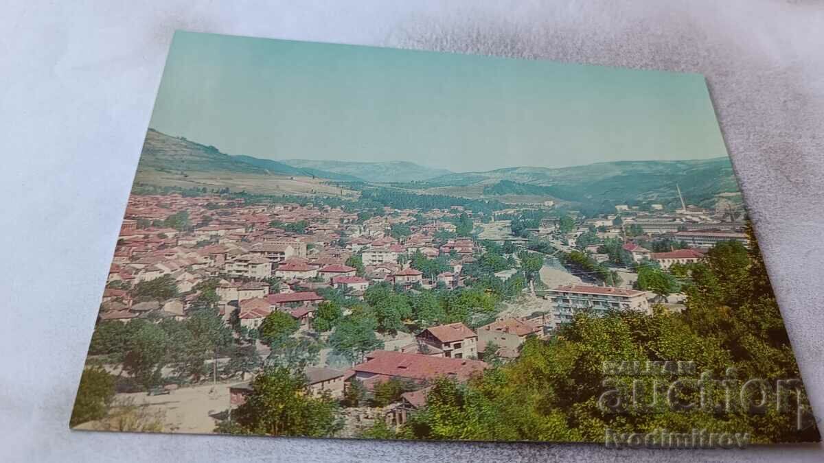 Carte poștală Troyan Vedere generală 1968