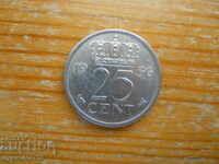 25 cents 1956 - Netherlands