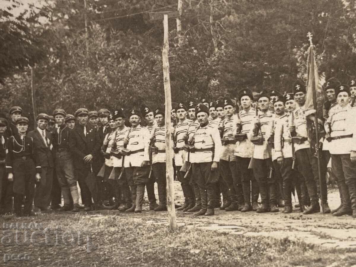 Delivery of Sevlievo sub-officer association Stefan Karadzha old photo Delivery of Sevlievo sub-officer association Stefan Karadzha old photo