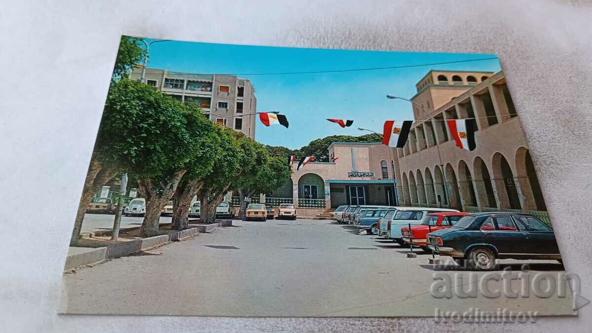 Пощенска картичка Derna Municipality Square
