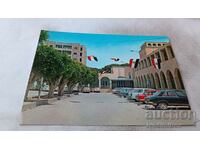 Carte poștală din Piața Municipiului Derna