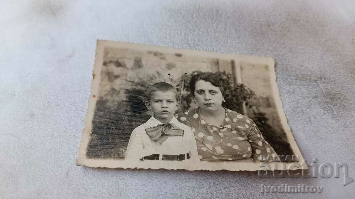 Photo Woman and Boy 1935