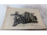 Photo Katunitsa Young men and women along the river Chaya 1931