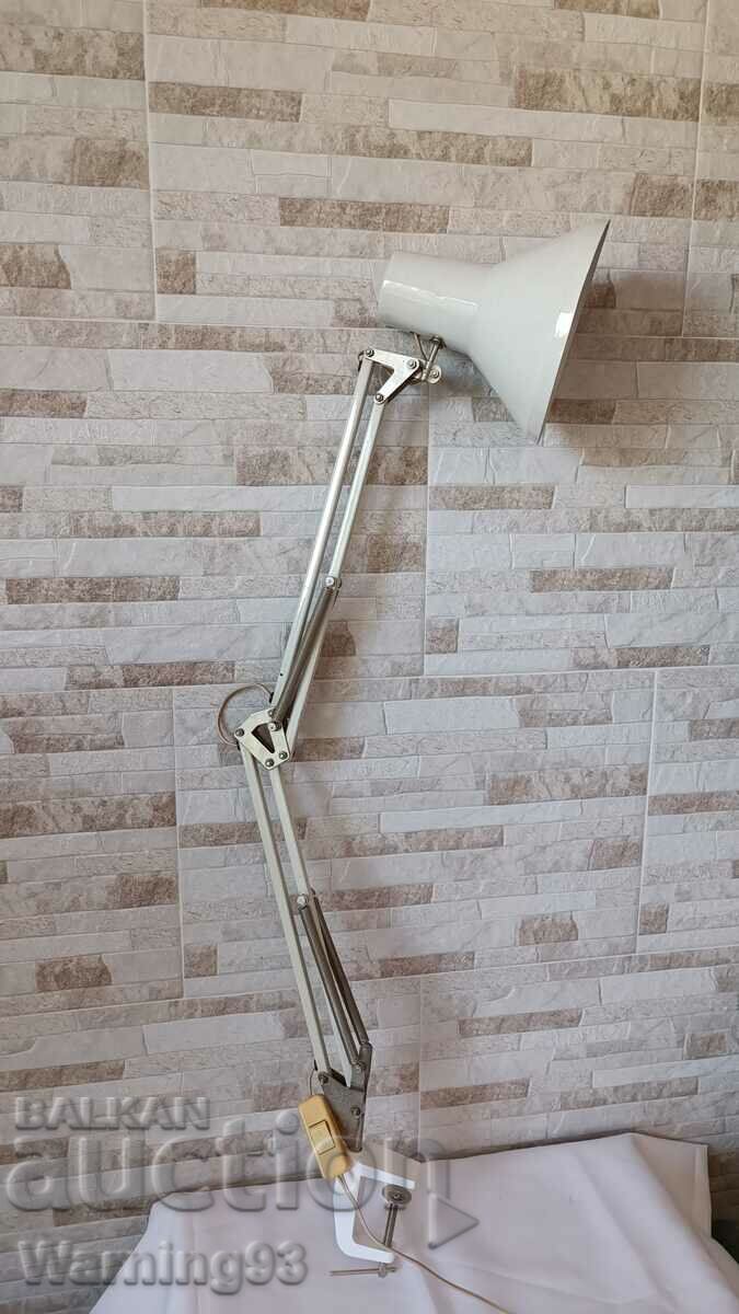 Auction Industrial folding lamp - Bulgarian - metal - #41 Auction Industrial folding lamp - Bulgarian - metal - #41