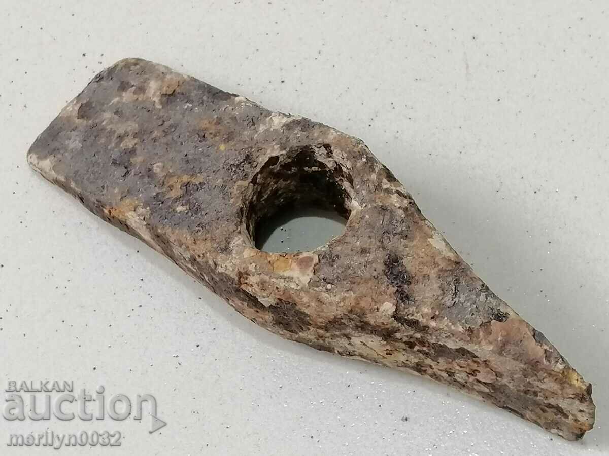 Old mason's hammer, ax ax threshing floor, tokmak crowbar - 5