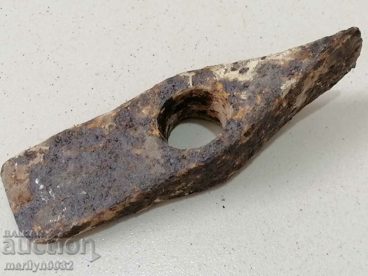 Old mason's hammer, ax ax threshing floor, tokmak crowbar - 6