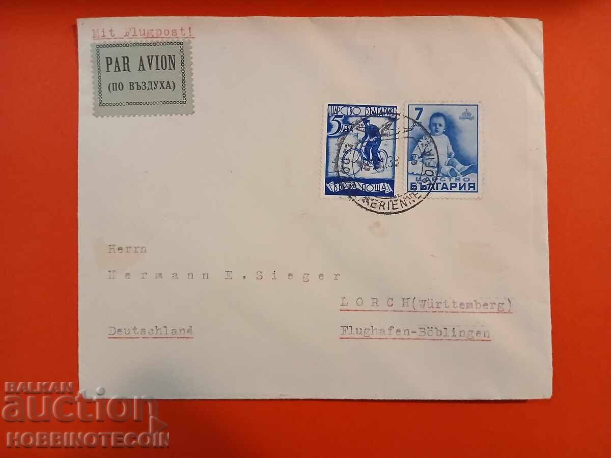 BULGARIA POSTAL ENVELOPE AIRMAIL SOFIA - GERMANY - 1939 BULGARIA POSTAL ENVELOPE AIRMAIL SOFIA - GERMANY - 1939