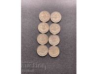 10 cents 1913 - 8 pieces