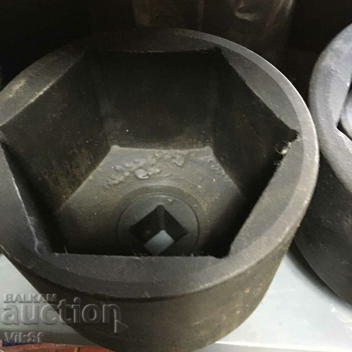 Auction 90mm 1” Forged Hex Impact Insert Auction 90mm 1” Forged Hex Impact Insert