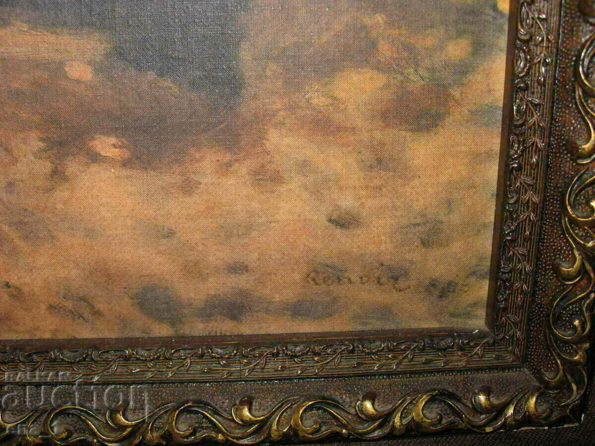 O reproducere magnifică a picturii „Pe leagăn” de Renoir - 5