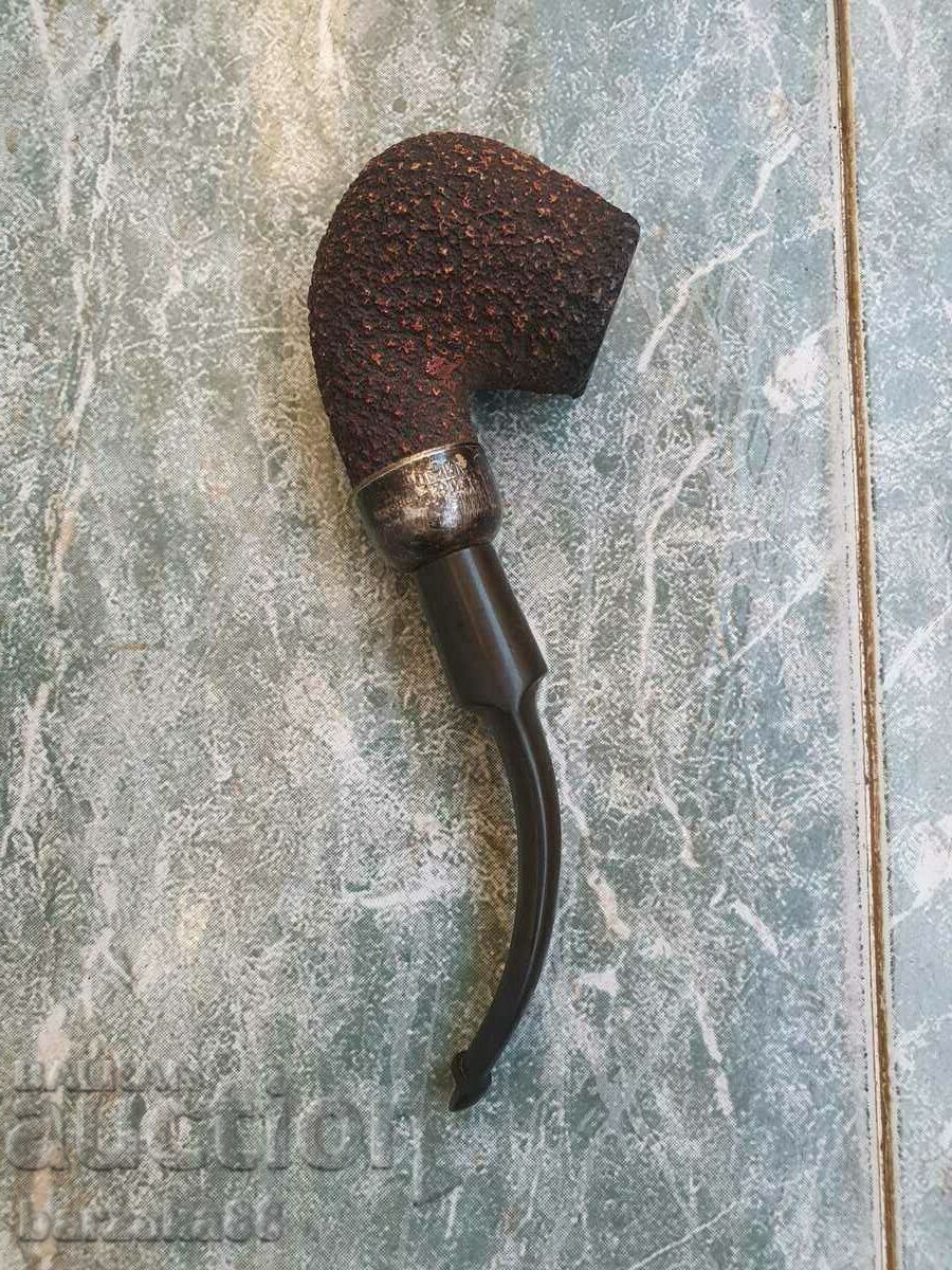 Old K&P Peterson Silver Ring Pipe