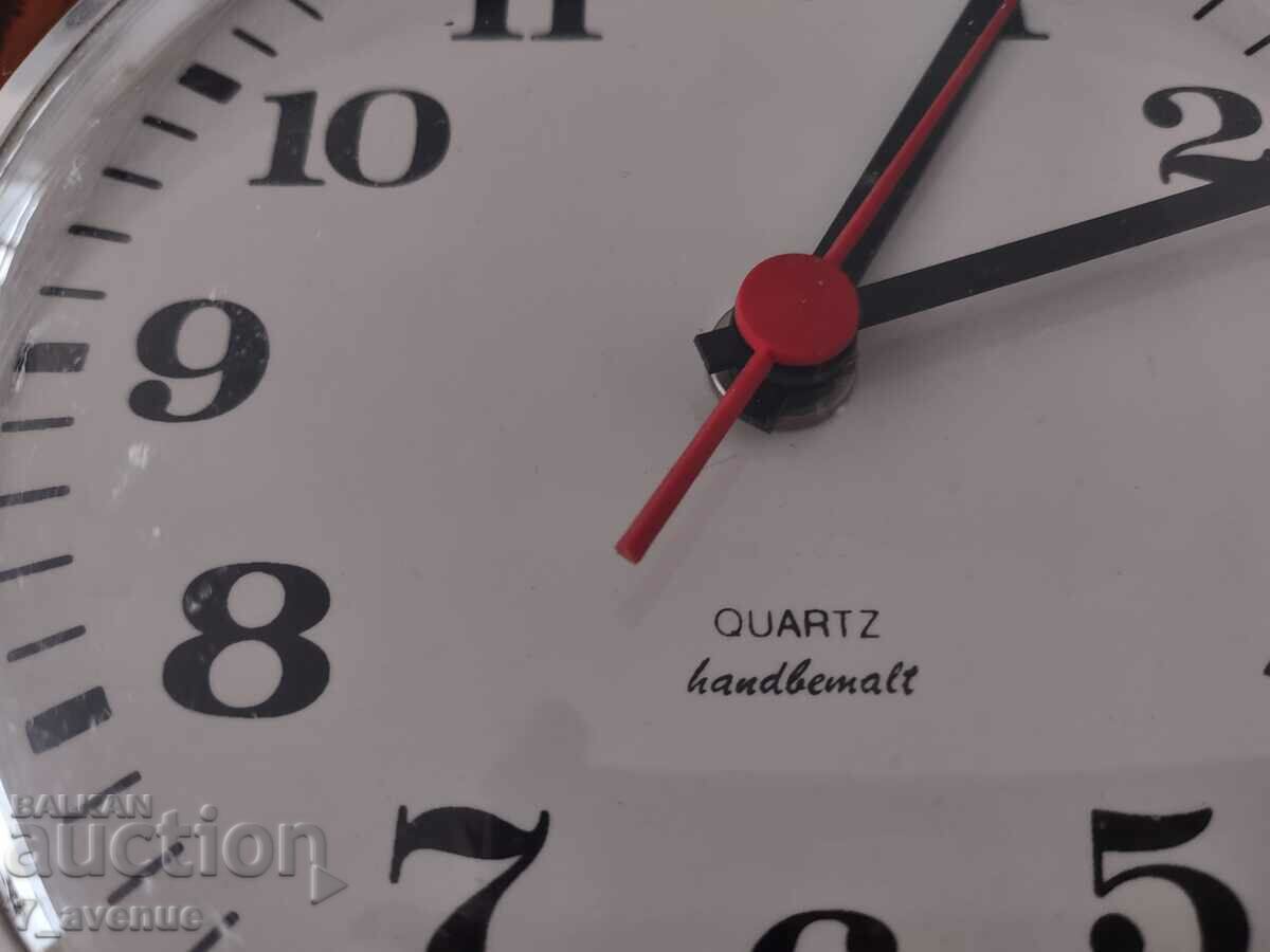 Δημοπρασία Κεραμικό ρολόι τοίχου Γερμανία ζωγραφισμένο στο χέρι 8.11.2023 Δημοπρασία Κεραμικό ρολόι τοίχου Γερμανία ζωγραφισμένο στο χέρι 8.11.2023