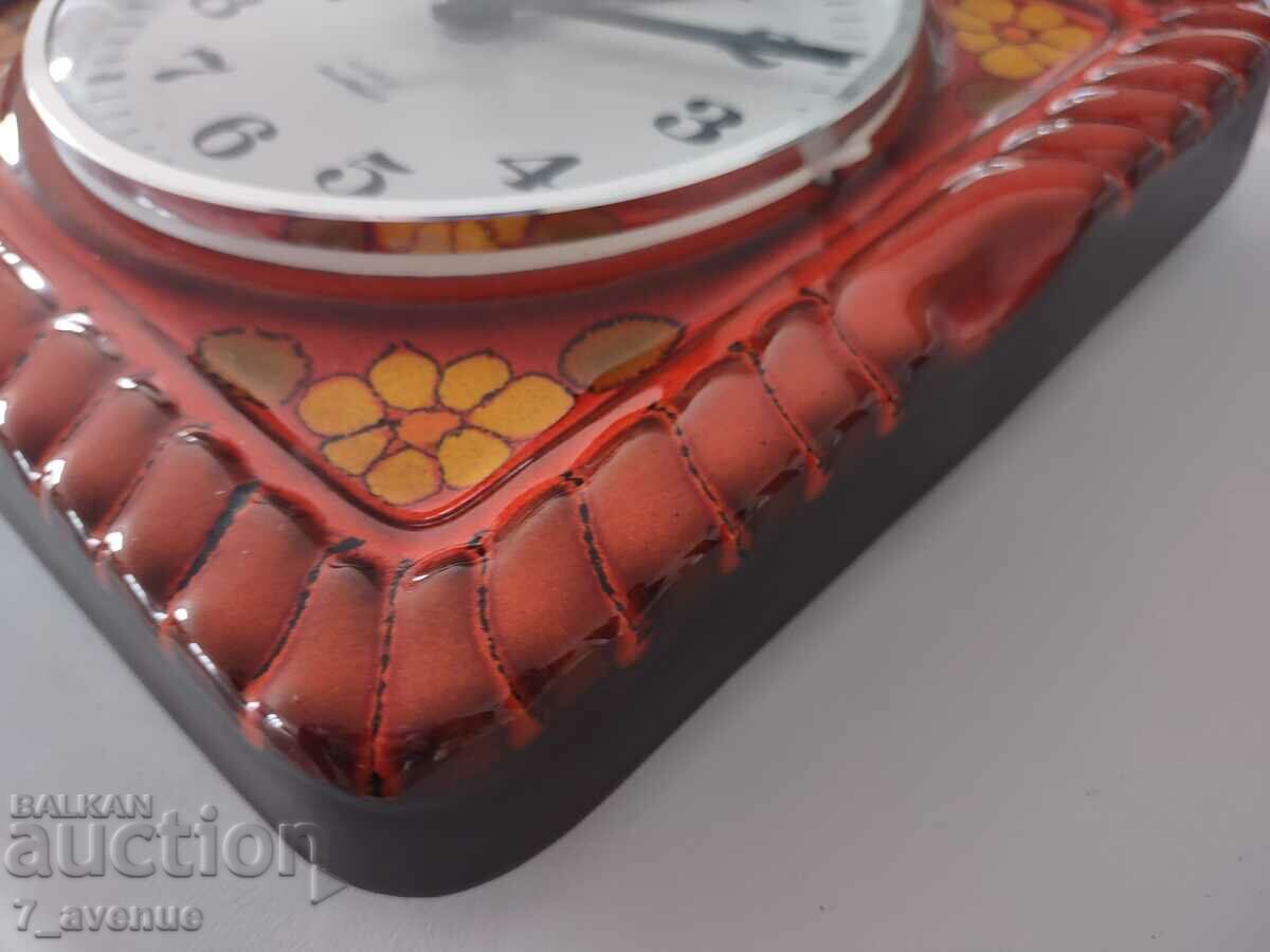 Παράδοση Κεραμικό ρολόι τοίχου Γερμανία ζωγραφισμένο στο χέρι 8.11.2023 Παράδοση Κεραμικό ρολόι τοίχου Γερμανία ζωγραφισμένο στο χέρι 8.11.2023