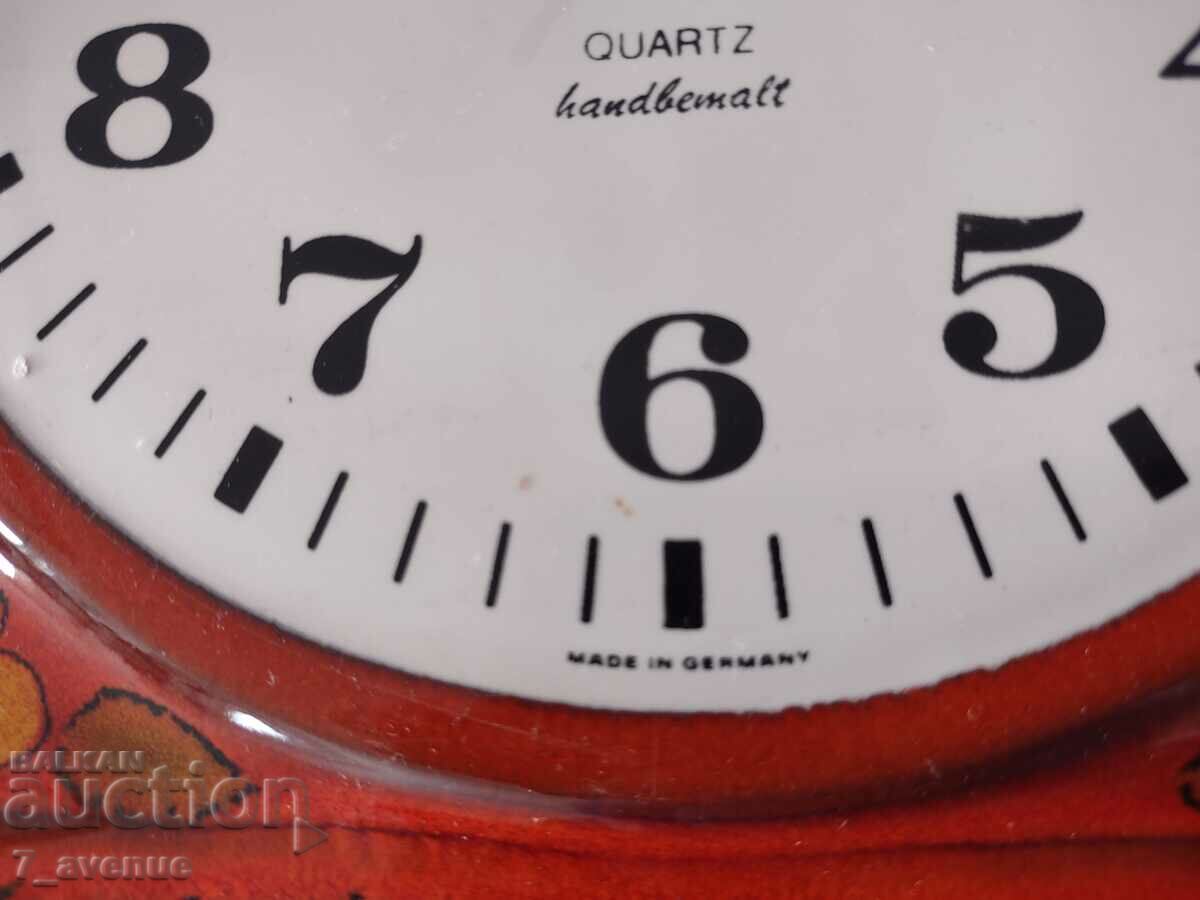 Κεραμικό ρολόι τοίχου Γερμανία ζωγραφισμένο στο χέρι 8.11.2023 - 6 Κεραμικό ρολόι τοίχου Γερμανία ζωγραφισμένο στο χέρι 8.11.2023 - 6