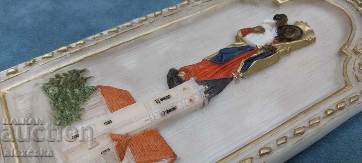 Auction Catholic wax icon Auction Catholic wax icon