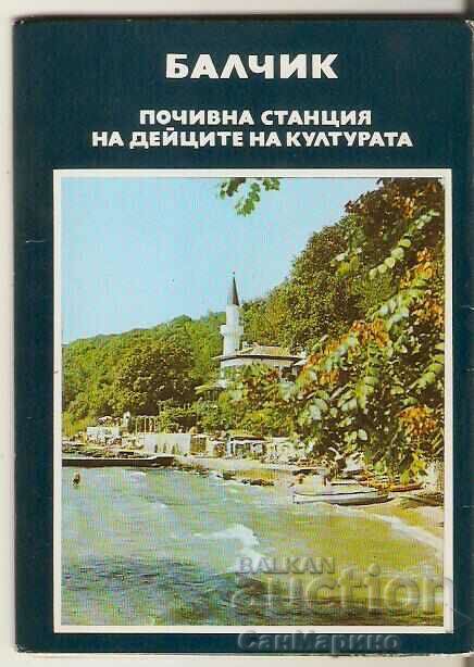 Картичка  България  Балчик Албум с изгледи